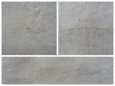 画像6: フランス製 アンティークリネン 手織りのシャンブル シーツ イニシャル LC (6)