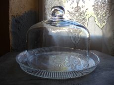 画像13: アンティーク 19世紀 型吹きガラスのプレート  (13)