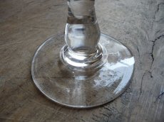 画像10: フランスアンティーク ワイングラス 吹きガラス ２脚セット B (10)