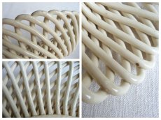 画像9: サルグミンヌ 陶器のパニエ 編み皿  (9)