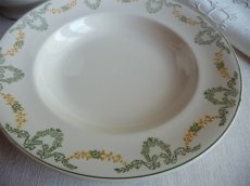 画像4: ロンウィ 深皿 小花のリース A (4)