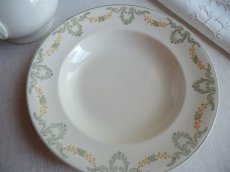 画像2: ロンウィ 深皿 小花のリース A (2)