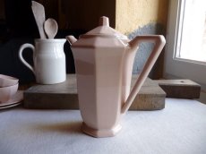 画像2: ディゴワン & サルグミンヌ カフェティエール ペールピンク 波リム  (2)