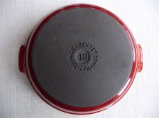 画像10: ルクルーゼ 鋳物 グラタン皿 18 cm  チェリーレッド (10)