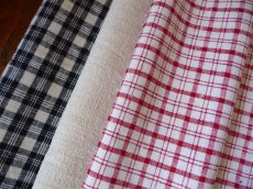 画像7: アンティークリネン 手織り３種セット トリコロール (7)