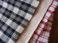 画像2: アンティークリネン 手織り３種セット トリコロール (2)