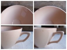 画像6: ディゴワン & サルグミンヌ カップ＆ソーサー ペールピンク 波リム ２客セット　B (6)