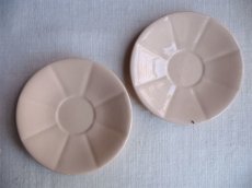 画像7: ディゴワン & サルグミンヌ カップ＆ソーサー ペールピンク 波リム ２客セット　B (7)