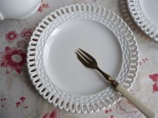 画像2: ロンウィ 白釉のパニエ皿 B (2)