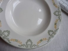 画像5: ロンウィ 深皿 小花のリース B (5)