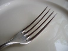 画像4: フランスアンティーク  カトラリー フォーク すずらん E (4)