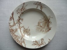 画像5: クレイユ モントロー 深皿 '' CERISIER '' B (5)