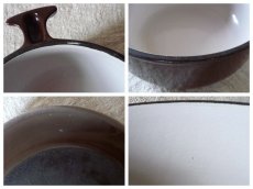 画像9: ルクルーゼ ENZO MARI 両手鍋 17 cm チョコレート（日本国内発送品） (9)