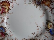 画像7: ショワジールロワ デザートプレート ロカイユと儚いお花 B (7)