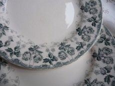 画像12: フランス アンティーク  デザートプレート 薔薇 ''CHOISEUL'' B (12)