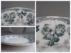 画像8: フランス アンティーク  デザートプレート 薔薇 ''CHOISEUL'' B (8)