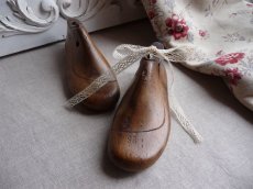 画像7: フランス アンティーク  こどもの木製靴型 木靴　 (7)