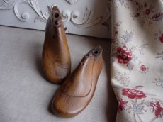 画像4: フランス アンティーク  こどもの木製靴型 木靴　 (4)
