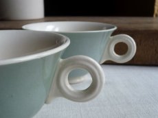 画像4: ディゴワン & サルグミンヌ カップ＆ソーサー アールデコ　２客セット A (4)