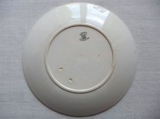画像7: クレイユ モントロー デザートプレート 小鳥 '' LINOTTE ''  グリーン B (7)