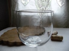 画像5: フランスアンティーク ワイングラス 吹きガラス ２脚セット A (5)