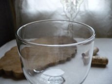 画像10: フランスアンティーク ワイングラス 吹きガラス ２脚セット B (10)