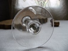 画像12: フランスアンティーク ワイングラス 吹きガラス ２脚セット B (12)