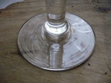 画像11: フランスアンティーク ワイングラス 吹きガラス ２脚セット B (11)