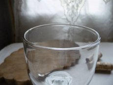 画像5: フランスアンティーク ワイングラス 吹きガラス ２脚セット B (5)