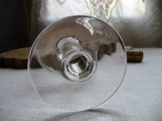 画像7: フランスアンティーク ワイングラス 吹きガラス ２脚セット B (7)