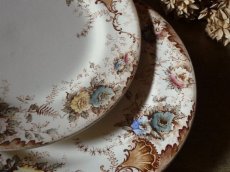 画像12: ショワジールロワ デザートプレート ロカイユと儚いお花 A (12)