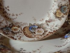 画像11: ショワジールロワ デザートプレート ロカイユと儚いお花 A (11)