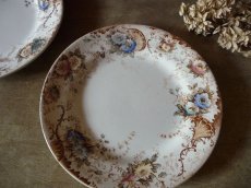 画像10: ショワジールロワ デザートプレート ロカイユと儚いお花 C (10)