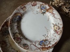 画像4: ショワジールロワ デザートプレート ロカイユと儚いお花 C (4)