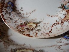 画像11: ショワジールロワ デザートプレート ロカイユと儚いお花 C (11)