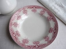 画像3: サンタマン 深皿 小花模様 ローズ A (3)