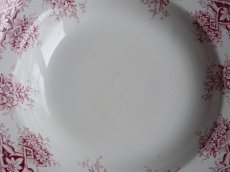 画像5: サンタマン 深皿 小花模様 ローズ B (5)