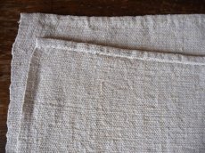 画像7: フランス アンティークリネン 手織りのシャンブル トーション　(在庫6→1) (7)