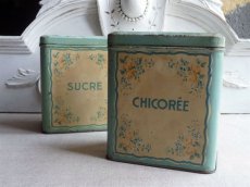 画像2: フランス アンティーク ショコラメニエ  SUCRE & CHICOREE ２個セット (2)