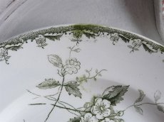 画像7: サンタマン プレート 花模様 A (7)