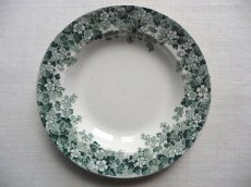 画像4: フランス アンティーク 深皿 フルールヴェルト B (4)