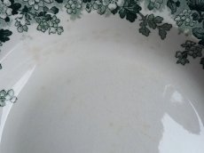 画像6: フランス アンティーク 深皿 フルールヴェルト B (6)