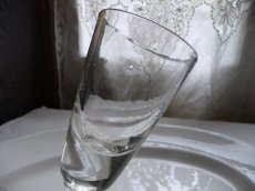 画像3: フランスアンティーク スフレの厚底グラス A (3)