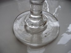 画像6: フランスアンティーク スフレの厚底グラス A (6)