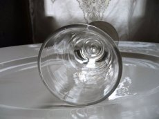 画像4: フランスアンティーク スフレの厚底グラス A (4)