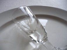 画像10: フランスアンティーク スフレの厚底グラス A (10)