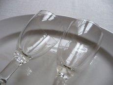 画像12: フランスアンティーク スフレのワイングラス ２脚セット B (12)