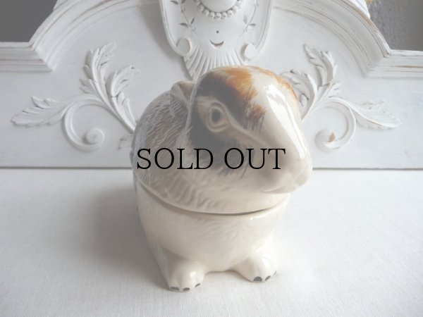 フランスアンティーク テリーヌポット うさぎ B - une Belle Chose