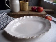 画像13: フランス アンティーク 南仏 レースリムのオーバル皿  (13)