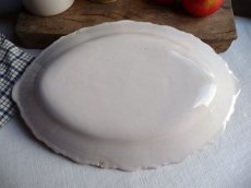 画像8: フランス アンティーク 南仏 レースリムのオーバル皿  (8)